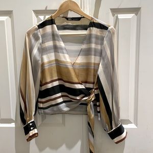 Zara long sleeves blouse